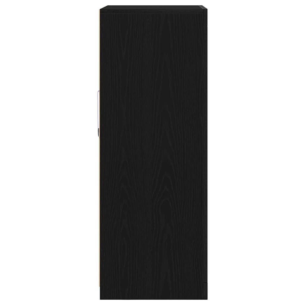 Madia LED Rovere Nero 60,5 x 37 x 100 cm Legno multistrato 863017