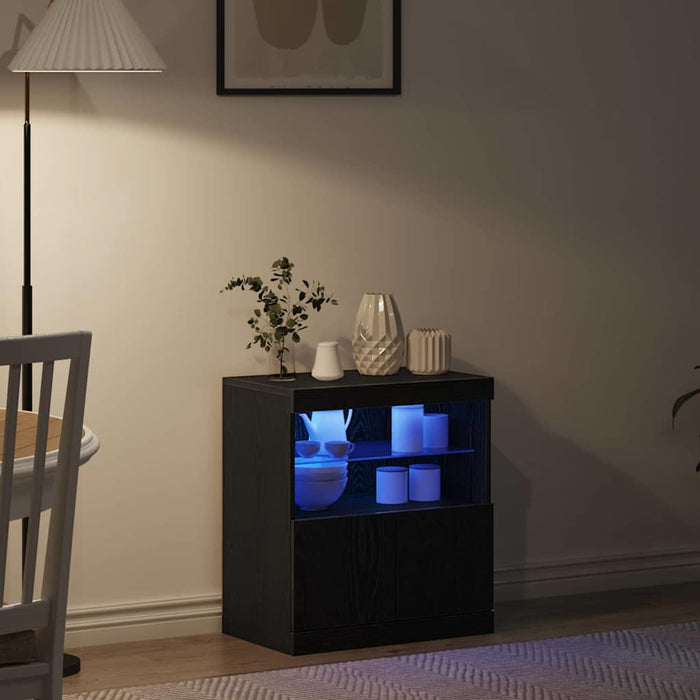 Credenza Nero 60 x 37 x 67 cm Legno multistrato 863029