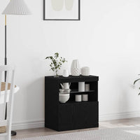 Credenza Nero 60 x 37 x 67 cm Legno multistrato 863029