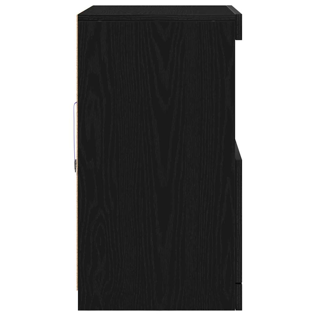 Credenza Nero 60 x 37 x 67 cm Legno multistrato 863029