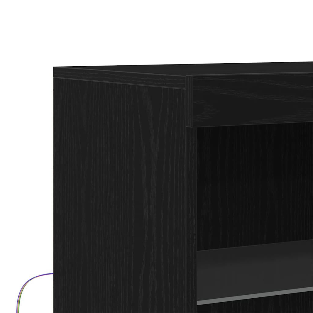 Credenza Nero 60 x 37 x 100 cm Legno multistrato 863035