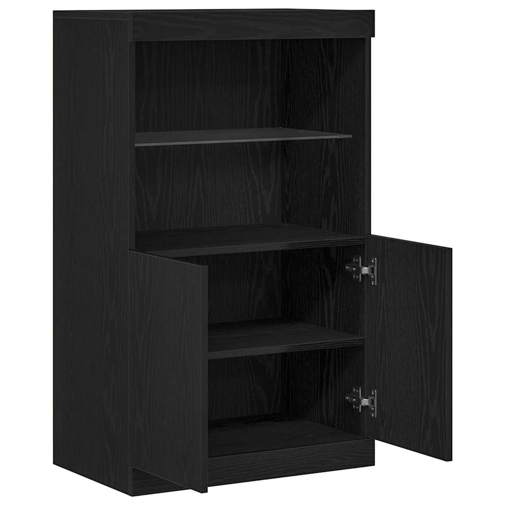 Credenza Nero 60 x 37 x 100 cm Legno multistrato 863035