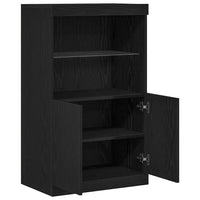 Credenza Nero 60 x 37 x 100 cm Legno multistrato 863035