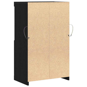 Credenza Nero 60 x 37 x 100 cm Legno multistrato 863035