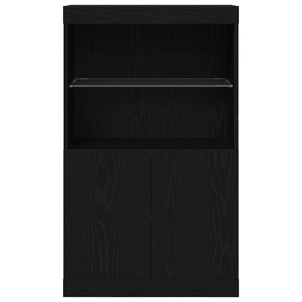 Credenza Nero 60 x 37 x 100 cm Legno multistrato 863035