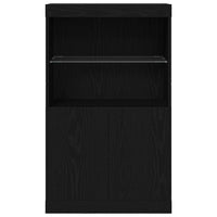 Credenza Nero 60 x 37 x 100 cm Legno multistrato 863035