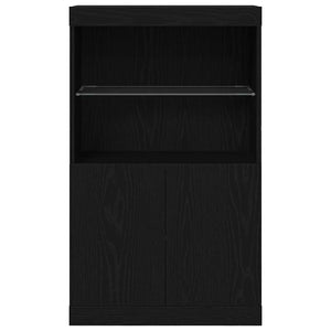 Credenza Nero 60 x 37 x 100 cm Legno multistrato 863035