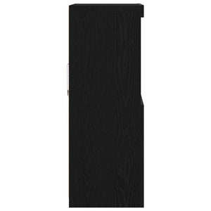 Credenza Nero 60 x 37 x 100 cm Legno multistrato 863035