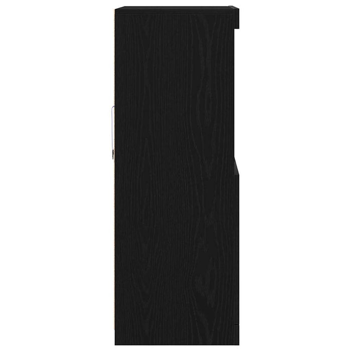 Credenza Nero 60 x 37 x 100 cm Legno multistrato 863035