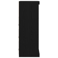 Madia LED Rovere Nero 60,5 x 37 x 100 cm Legno multistrato 863047