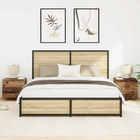 Mobiletto da comodino a parete con cassetto 2 pcs Legno vecchio 863073