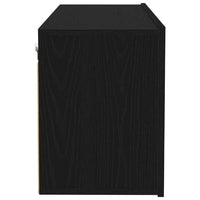 Set mobile TV-Credenza per TV Rovere Nero 100 x 30 x 41 cm Legno multistrato