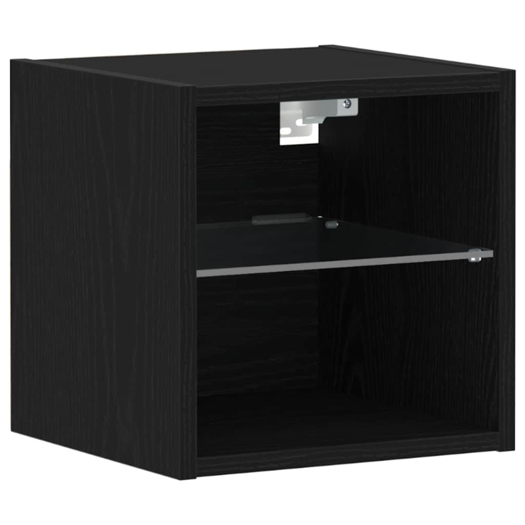 Set mobile TV-Credenza per TV Nero 30 x 28,5 x 30 cm Legno multistrato