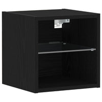 Set mobile TV-Credenza per TV Nero 30 x 28,5 x 30 cm Legno multistrato