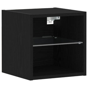 Set mobile TV-Credenza per TV Nero 30 x 28,5 x 30 cm Legno multistrato