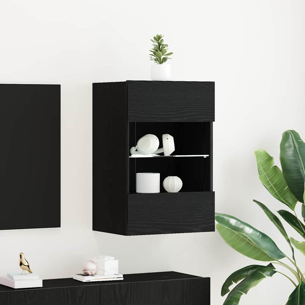Set mobile TV-Credenza per TV Nero 40 x 30 x 60,5 cm Legno multistrato