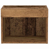 Set mobile TV 2 pz-Set di 2 Credenza per TV Legno vecchio 40 x 30 x 30 cm