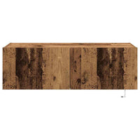 Mobile TV da parete 2 pz-Set di 2 Mobile TV a Muro-Credenza TV Legno vecchio 100 x 35 x 31 cm
