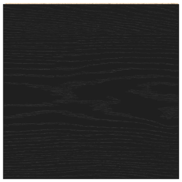 vidaXL Mobile da Bagno Rovere Nero 30x30x183,5 cm in Truciolato