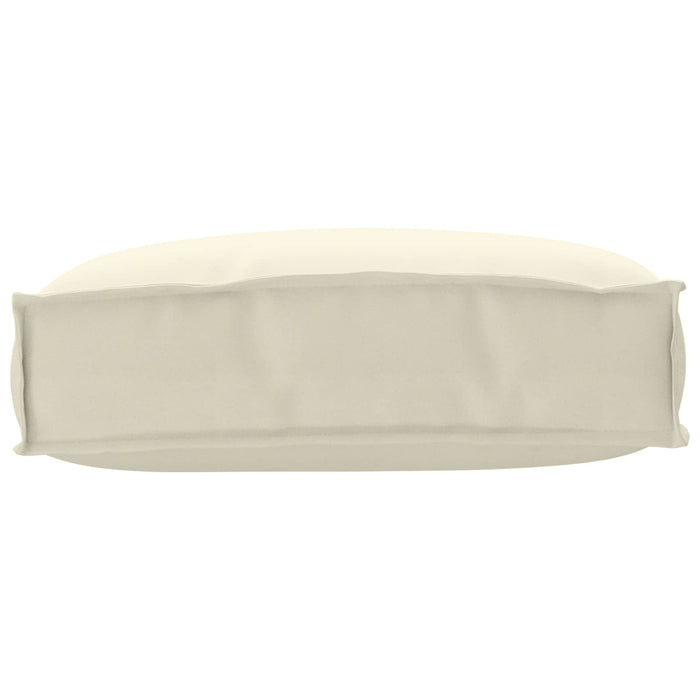 Cuscino per schienale pallet con cuscino Crema 50 x 40 x 12 cm 42001460