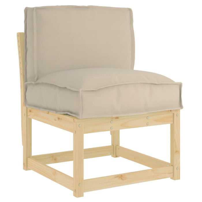 Cuscino per schienale pallet con cuscino Talpa 50 x 40 x 12 cm 42001463