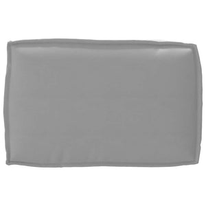 Cuscino per schienale pallet con cuscino Grigio 60 x 40 x 12 cm 42001479