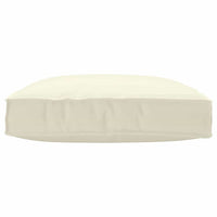 Cuscino per seduta pallet Crema 80 x 80 x 12 cm Tessuto Oxford 42001510