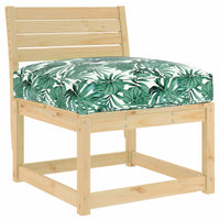 Cuscino per seduta pallet Motivo a foglia 80 x 80 x 12 cm 42001516