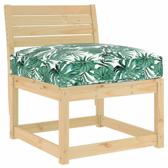 Cuscino per seduta pallet Motivo a foglia 80 x 80 x 12 cm 42001516