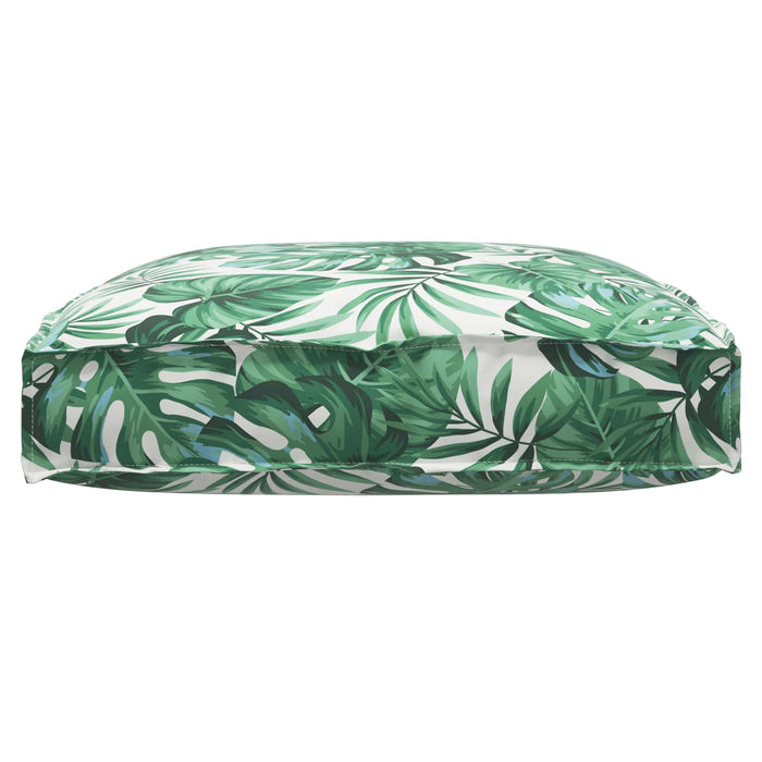 Cuscino per seduta pallet Motivo a foglia 80 x 80 x 12 cm 42001516