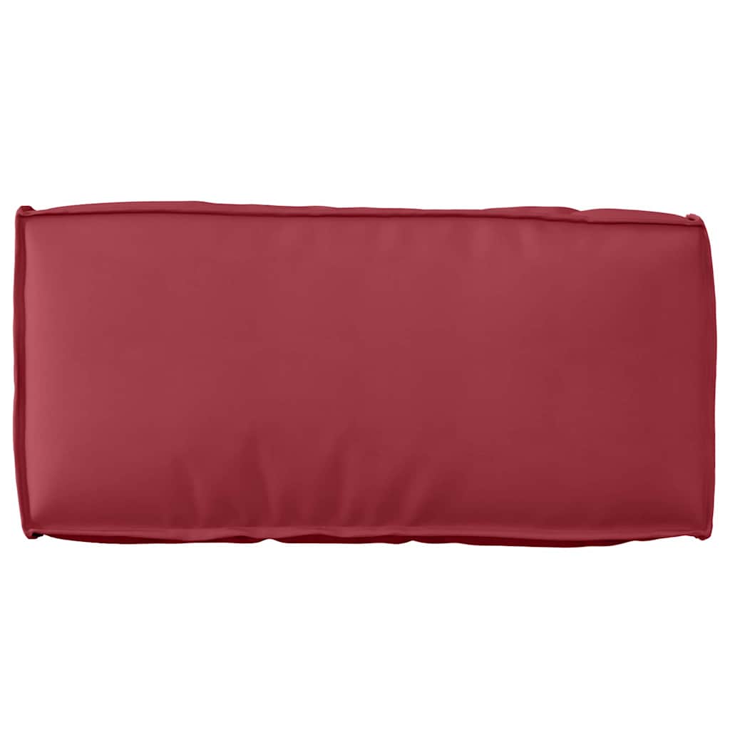 Cuscino per schienale pallet Rosso Vino 80 x 40 x 12 cm 42001534