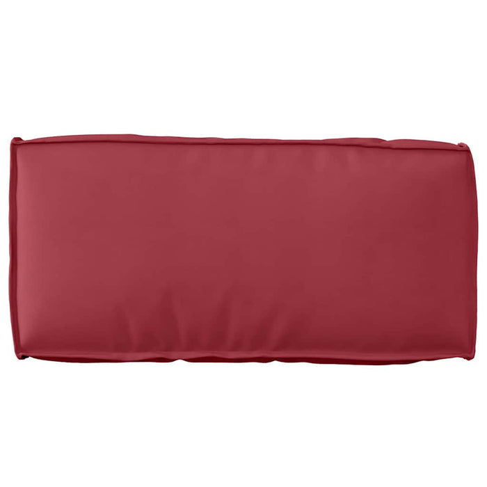 Cuscino per schienale pallet Rosso Vino 80 x 40 x 12 cm 42001534