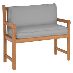 Cuscino per schienale pallet Grigio 120 x 40 x 12 cm 42001539