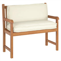 Cuscino per schienale pallet con cuscino Crema 120 x 40 x 12 cm 42001540