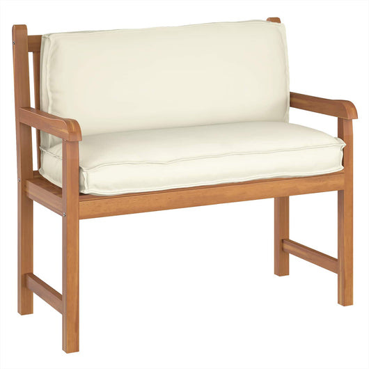 Cuscino per schienale pallet con cuscino Crema 120 x 40 x 12 cm 42001540