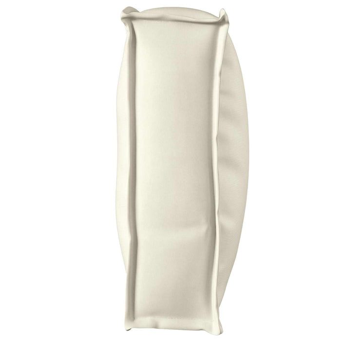 Cuscino per schienale pallet con cuscino Crema 120 x 40 x 12 cm 42001540