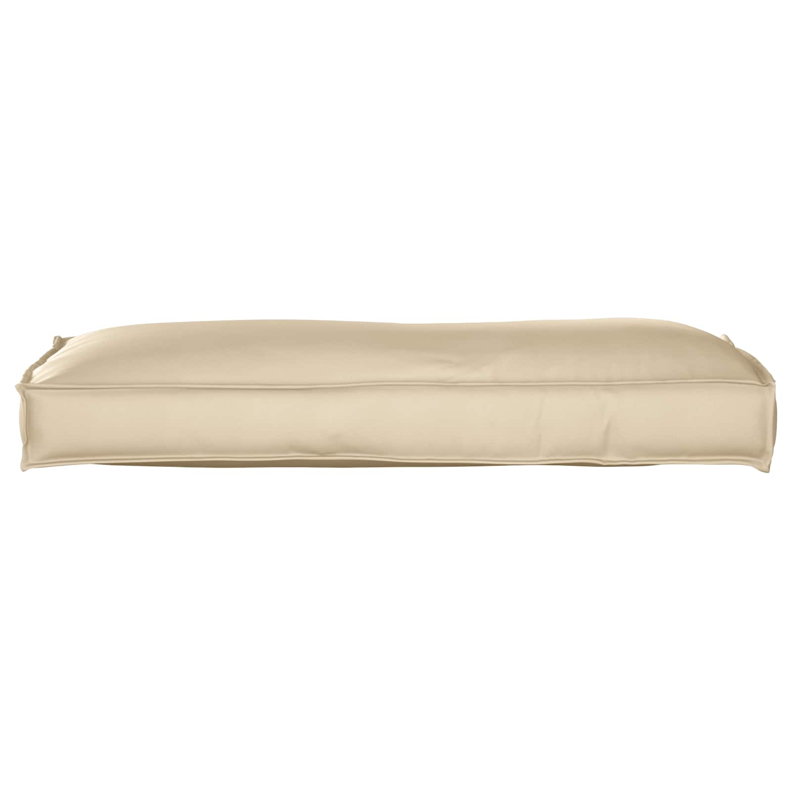 Cuscino per schienale pallet con cuscino Beige 120 x 40 x 12 cm 42001541