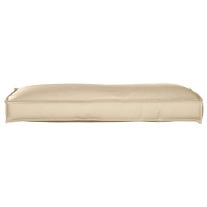 Cuscino per schienale pallet con cuscino Beige 120 x 40 x 12 cm 42001541