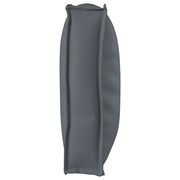 Cuscino Antracite 120 x 60 x 12 cm Tessuto Oxford 42001558