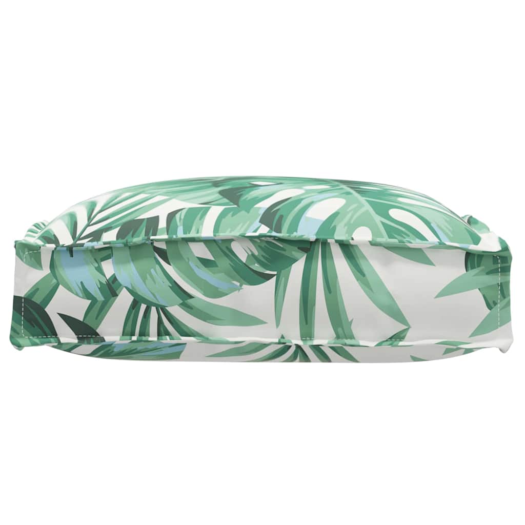 Cuscino per seduta pallet 2 pcs Motivo a foglia 40 x 40 x 8 cm 42001586