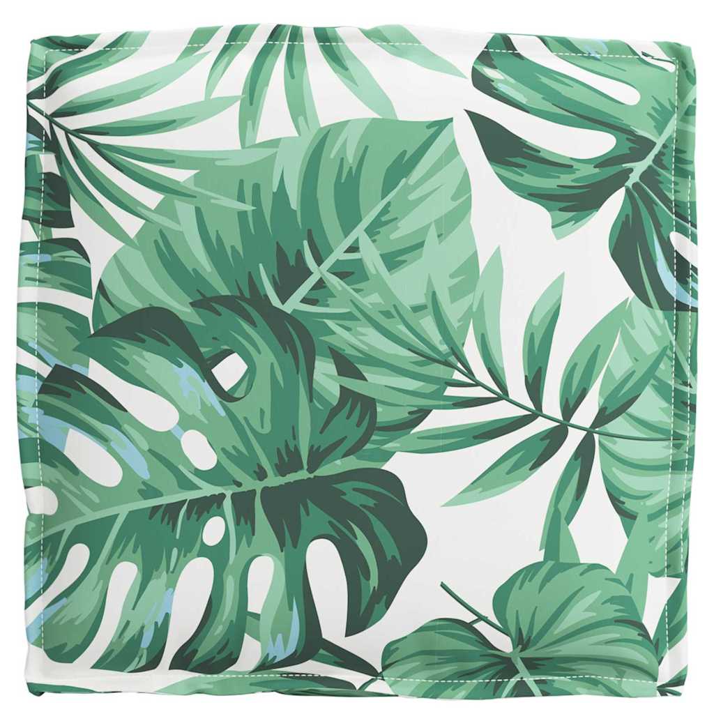 Cuscino per seduta pallet 2 pcs Motivo a foglia 40 x 40 x 8 cm 42001586