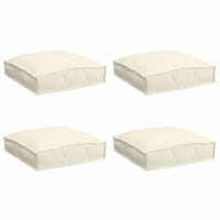 Cuscino per seduta pallet 4 pcs Crema 40 x 40 x 8 cm 42001590