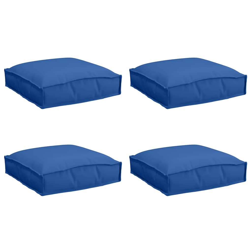 Cuscino per seduta pallet 4 pcs Blu reale 40 x 40 x 8 cm 42001595