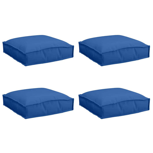 Cuscino per seduta pallet 4 pcs Blu reale 40 x 40 x 8 cm 42001595