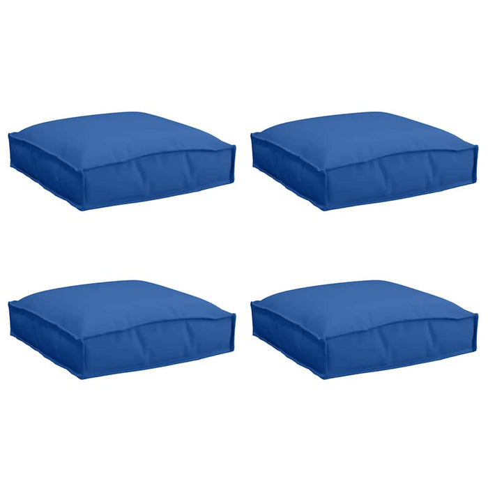 Cuscino per seduta pallet 4 pcs Blu reale 40 x 40 x 8 cm 42001595