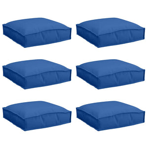 Cuscino per seduta pallet 6 pcs Blu reale 40 x 40 x 8 cm 42001605
