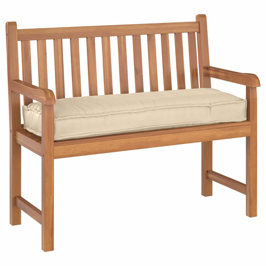 Cuscino per panca pallet Beige 120 x 40 x 8 cm Tessuto Oxford 42001641