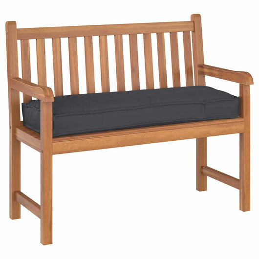 Cuscino per panca pallet Nero 120 x 40 x 8 cm Tessuto Oxford 42001642