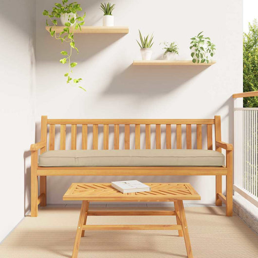 Cuscino per pallet Beige 180 x 40 x 8 cm Tessuto Oxford 42001671