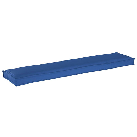 Cuscino per pallet Blu reale 180 x 40 x 8 cm Tessuto Oxford 42001675